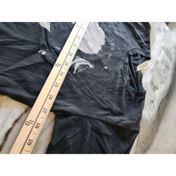 The Big‎ Lebowski T Shirt American Apparel Black Sometimes Theres a Man Movie - Picture 5 of 9